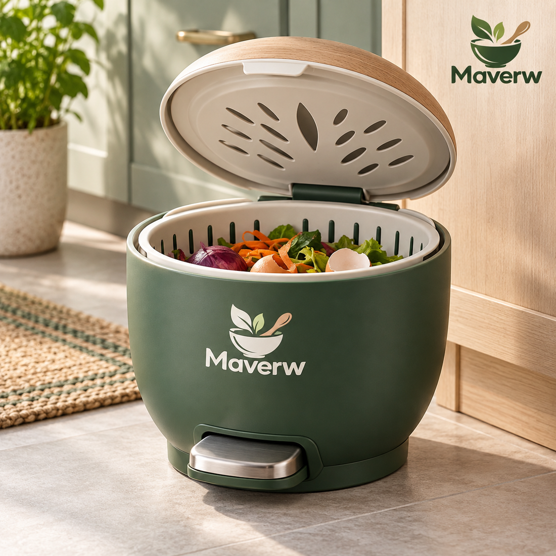 Solviert™ FootOpen Compost Crock