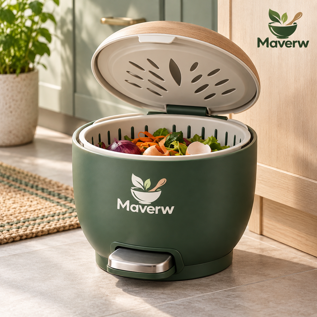 Solviert™ FootOpen Compost Crock