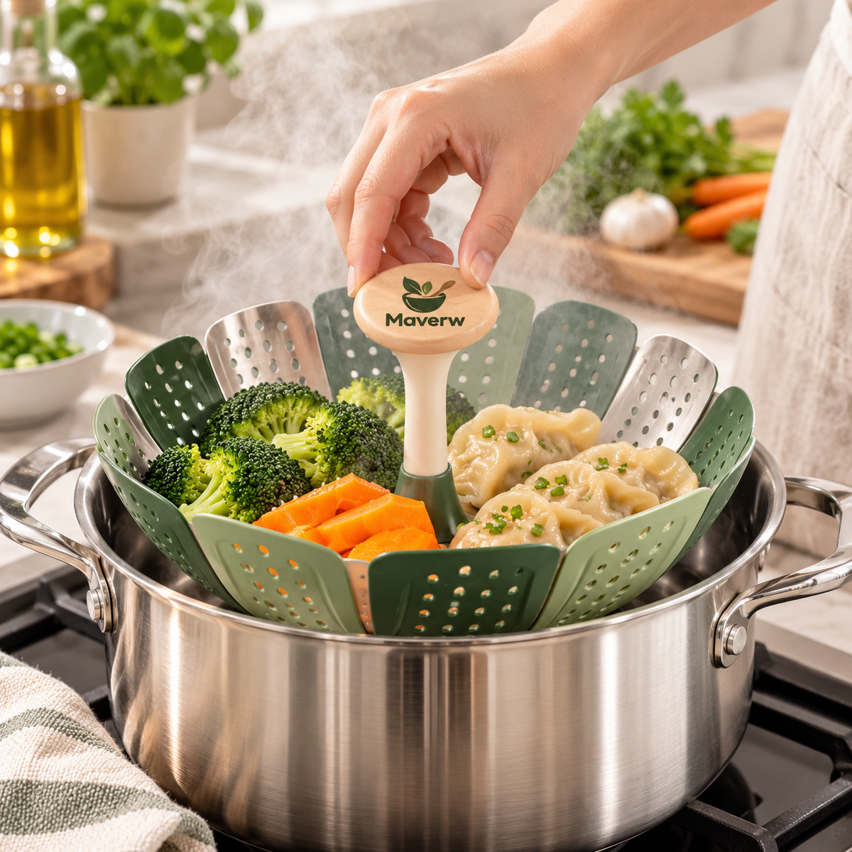 Solviert™ PetalSteam Basket