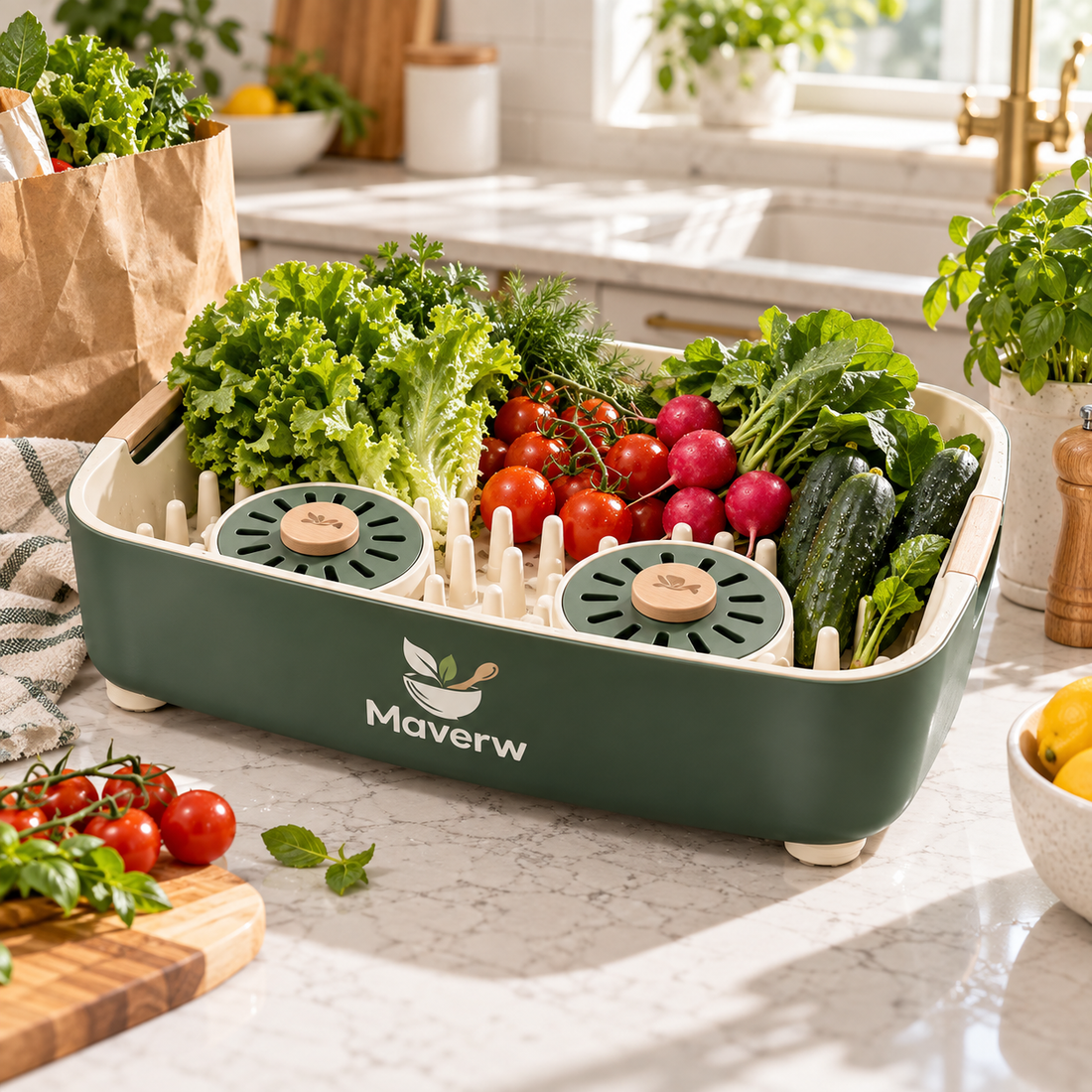 Solviert™ VentDial Produce Crate
