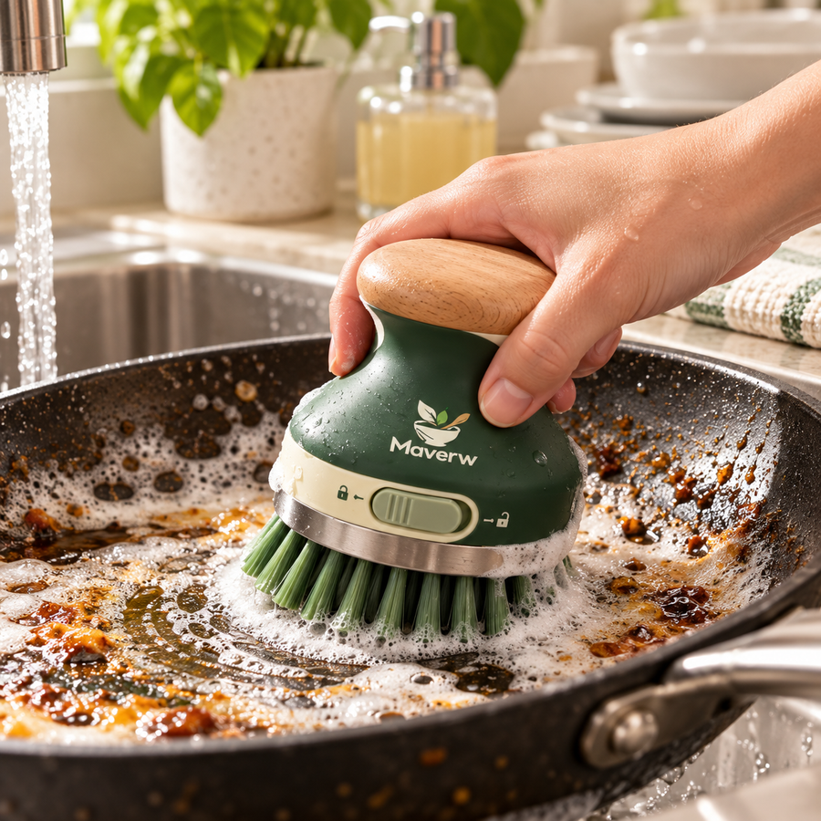 Solviert™ RetractHead Pot Brush
